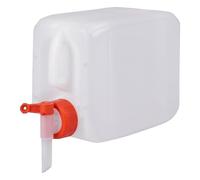 Jerrycanshop Jerrican en plastique 2,5 l avec robinet pour liquides, eau et aliments dangereux, Bidon UN - 2,5 l - Plastique (PEHD) - Sans BPA - Naturel