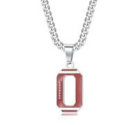 JerryHardice Collier avec pendentif en forme de lettre initiale A-Z pour homme, en acier inoxydable argenté, 55,9 cm + 5,1 cm, Grand, Acier inoxydable, Pas de pierre précieuse