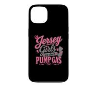 Jersey Girls We Don't Pump Gas Funny NJ Pride Vintage Style Coque pour iPhone 13