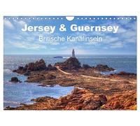 Jersey & Guernsey - britische Kanalinseln (Wandkalender 2026 DIN A4 quer), CALVENDO Monatskalender: Die zwei berühmtesten Kanalinseln Jersey & ... schöne Buchten und 2000 Sonnenstunden