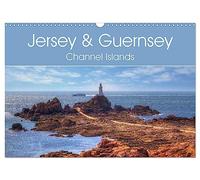 Jersey & Guernsey - Channel Islands (Wall Calendar 2026 DIN A3 landscape), CALVENDO 12 Month Wall Calendar: The two most famous Channel Islands Jersey ... picturesque bays and 2,000 hours of sunshine