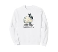 Jersey Lapin en Laine 1,4 kg d'attitude dans Un Manteau de Fourrure Sweatshirt