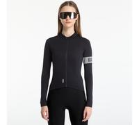 Jersey Rapha Women's Pro Team Long Sleeve Midweight Jersey Black/ White M