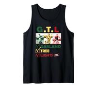 Jersey Shore Christmas G.T.L. Garland Tree Lights Funny TV Débardeur
