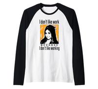 Jersey Shore Snooki I Don't Like Working Funny Reality TV Manche Raglan