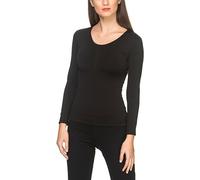 Jersey Thérmique Femme Manches Longues Noir Microfibre Flanellata Ysabel Mora