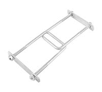 Jersvimc Lot de 2 colliers de serrage carrés en acier inoxydable M8 x 60 x 130 mm - (taille du filetage x largeur intérieure x longueur), mini boulons en U en métal pour camping-car, remorque, bateau