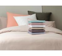 Jersylor Drap Housse, 140cm x 195cm Taille, Misty Rose