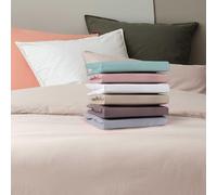 Jersylor Drap Housse, 85cm x 195cm Taille, Misty Rose