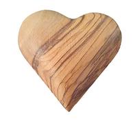 Jerusalem Cœur en Bois d'olivier de Bethléem 2,5 cm