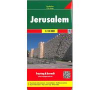 Jerusalem Echelle 1 : 10000, Edition trilingue allemand-anglais-français - Collectif - Freytag Et Brendt - broché - Atlas / carte