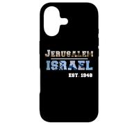 Jérusalem Israël a créé 1948 Lion Voyage Vacances Coque pour iPhone 17