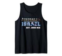Jérusalem Israël a établi 3000 Avant Notre ère Ville Sainte Historique Débardeur