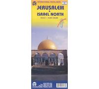 Jerusalem/Israel North Travel Reference Map (Wp): 1:10,000/225,000