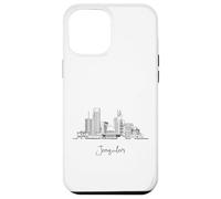 Jérusalem Israël Skyline Souvenirs de voyage Noir Paysage urbain Coque pour iPhone 12 Pro Max