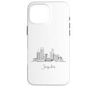 Jérusalem Israël Skyline Souvenirs de voyage Noir Paysage urbain Coque pour iPhone 16 Pro Max