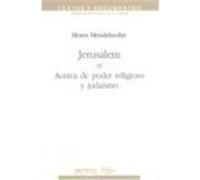 Jerusalem, O Acerca De Poder Religioso Y Judaismo Josep Monter, Moses Mendelssohn (Auteur)
