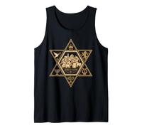 Jérusalem Star of David Israël Judaïca Art juif Débardeur