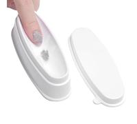Jeruytgh Bac à poudre pour ongles | Boîte de rangement pour poudre de trempage - Outil d'économie de poudre à ongles à une couche, support portable efficace pour la collecte de poudre de maquillage