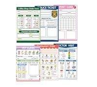 Jeruytgh Bloc-notes De Jeu De Rôle, Pages Légères, 1 Ensemble, Mini Blocs-notes, Cahiers D'activités Pour, Notes D'activité, Pour L'école, Fête, Voyage En Voiture, Garçons, Filles, Voyage