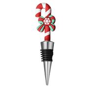 Jeruytgh Bouchon de Bouteille de vin, Anti-Fuite, 11 x 4 cm, Couvercle en de Noël, Joint de Bouteille de bière, Design Festif, pour Bouteilles de vin, bière, Bouteilles en Verre, fêtes de