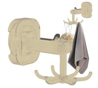 Jeruytgh Crochets muraux rotatifs à 360°, crochet à six griffes | Crochet à ventouse rotatif à 360 degrés avec 6 griffes - Organisateur de douche, accessoires de cuisine, rangement de salle de bain