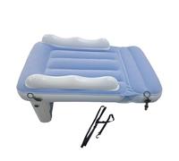 Jeruytgh Lit Gonflable monté sur Voiture pour, Extension de siège d'avion, lit de vol pour Enfant, gonflage Facile, PVC et Tissu floqué Respirant, 80 x 60 x 50 cm, pour Vols, hôtels, Voyages