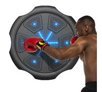 Jeruytgh Machine de Boxe Musicale | De Boxe Murale Numérique | Punching Machine De,s de Frappe Numériques pour l'Entraînement à Domicile des Adultes, Coordination Main-Œil, Fitness et