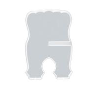 Jeruytgh Moule en Résine De Silicone pour Étagère Simple, avec Un Design Élégant, 30 X 20 X 0,9 Cm, Résine De Silicon E avec Support OOK, Moule en Silicone pour Pupitre, Cadeau Pratique, La Décora