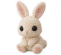 Jeruytgh Perles, Beads, Scoubidou, 3D Beaded Animal Kit, Interaction Familiale DIY Animal Beading Kit For Adults & Teens, Cute Patterns Craft Set, Creative Gift & Keychain DIY