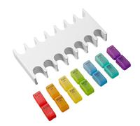 Jeruytgh Pilulier - Boîtier Médicament Extérieur 7 Jours | Organisateur Portable 14 Compartiments Adultes Voyage Maison Hôpital Travail Vacances École