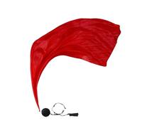 Jeruytgh Poi en soie - Drapeaux de danse avec boules | Couleur dégradée Poi, culte pour l'église, le ventre, les spectacles tribaux