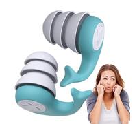Jeruytgh Pougle d'oreille annulante pour le sommeil, bouchons d'oreille de natation pour femmes - Plug d'isolation sonore de silicone anti-bruit - Équipement d'oudrification confortable et