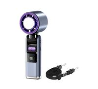 Jeruytgh Ventilateur à turbine portable, compresseur de glace, refroidissement d'air portable, contrôle du vent, système de refroidissement optimisé, 18,3 x 6 cm, pour randonnée, pique-nique, sports