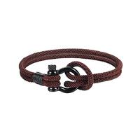 JeryWe 1pcs Men's Braided Hand Rope café