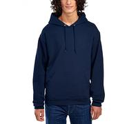 Jerzees Sweat à Capuche en Polaire Sweatshirt, Bleu Marine, XXXL Homme