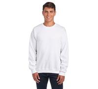 Jerzees NuBlend 50/50 Polaire Crew 227 g, Sweat - Blanc, XL