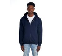 Jerzees NuBlend Fleece Hoodies & Sweatshirts, Cotton Blend, Sizes S-3x Capuche, Fermeture éclair intégrale-Bleu Marine, XL Homme