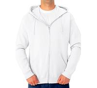 Jerzees Fleece Full-Zip Hooded Sweatshirt Capuche, Tongs d'été colorées avec Fausses Perles, L Homme