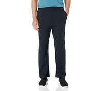 Jerzees Pantalon de survêtement en Polaire à Bas, Fond Ouvert-Noir, XXL Homme