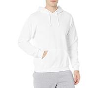 Jerzees Polaire Sweatshirt, Sweat à Capuche-Blanc, S Homme