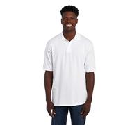 Jerzees Polo de Sport à Manches Courtes Spot Shield pour Homme, Blanc, L
