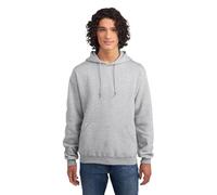 Jerzees Polaire Sweatshirt, Sweat à Capuche-Gris chiné, XXXL Homme