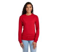 Jerzees T-Shirt à Manches Longues Dri-Power pour Homme, Rouge véritable, M