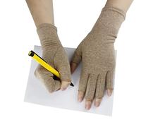 Jesata Gants de compression pour l'arthrite pour homme et femme | Gants à doigts ouverts pour soutien du poignet | Gants de thérapie du canal carpien, soulagent la douleur de l'arthrite, tissu
