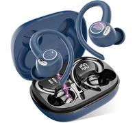 Jesebang Ecouteurs Bluetooth sans Fil Sport 2024 couteur Bluetooth 53 HiFi Stro Ecouteurs sans Fil avec ENC Mic BLEU