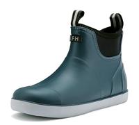 Jesindr Bottines Chelsea en caoutchouc pour homme, imperméables, antidérapantes, respirantes, noires, bottes d'équitation originales, bleu, 46 EU