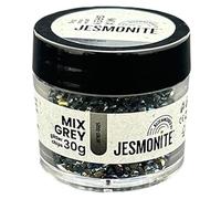 Jesmonite Paillettes de Verre 30g Mélange Gris