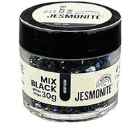 Jesmonite Paillettes de Verre 30g Mélange Noir