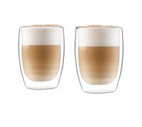 Glaswerk Verres double paroi Latte Macchiato Design – 2 x 330 ml – Lavables au lave-vaisselle